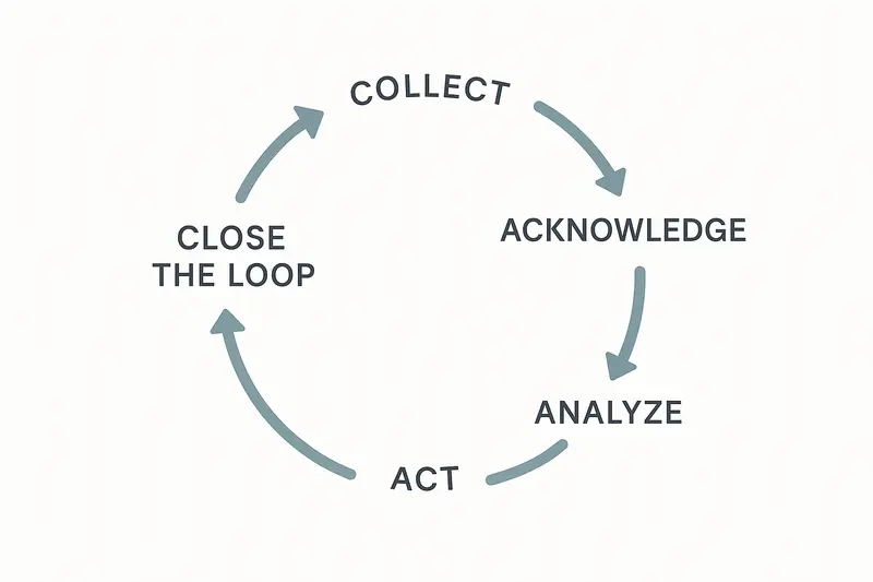 Build a Customer Feedback Loop That Actually Closes: Collect, Acknowledge, Analyze, Act, Close