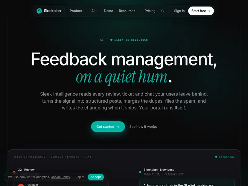 Sleekplan Intelligence